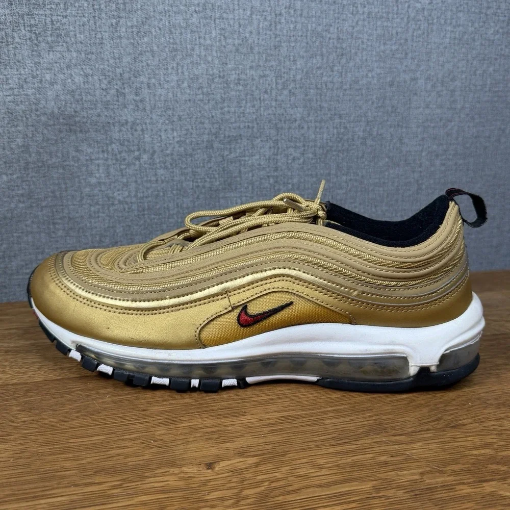 Nike Air Max 97 OG Metallic Gold 2023 DM0028-700 Men's Size 11 Shoes Sneakers
